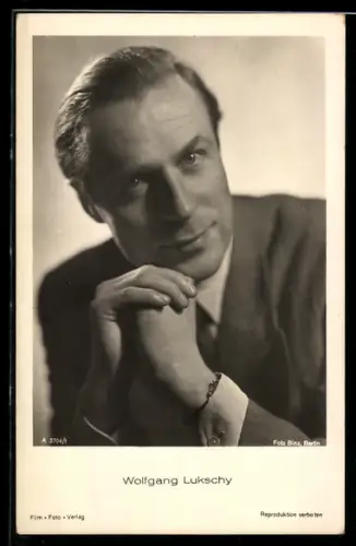 AK Schauspieler Wolfgang Lukschy