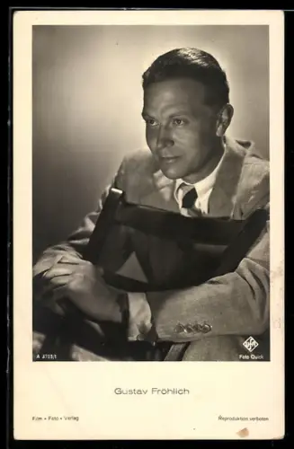 AK Schauspieler Gustav Fröhlich im Kostüm einer Filmrolle