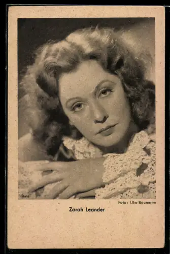 AK Porträt von Zarah Leander