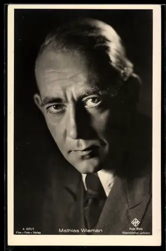 AK Portrait des Schauspielers Mathias Wieman