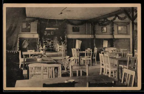 AK Göttingen, Durchgangslager für Kriegsgefangene, Lesesaal und Bibliothek