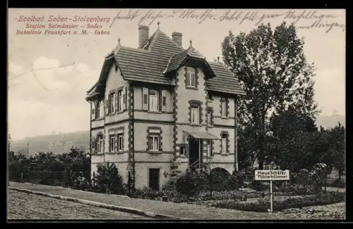 AK Soden-Stolzenberg, Hotel-Pension Schäfer