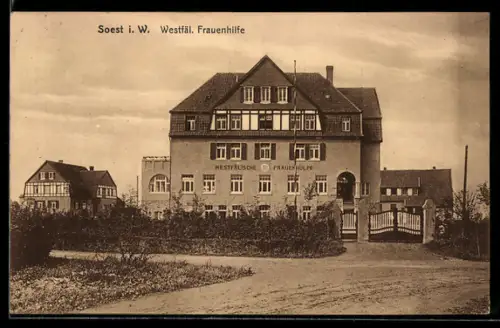 AK Soest i. W., Gebäude der Westfälischen Frauenhilfe