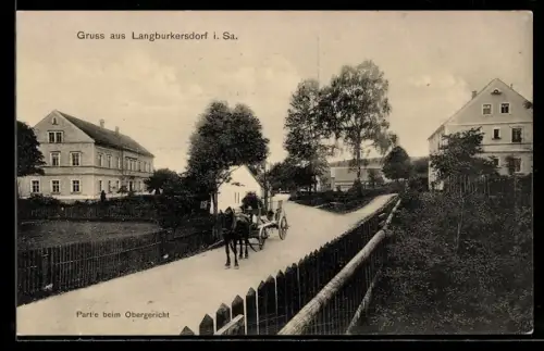 AK Langburkersdorf i. Sa., Partie beim Obergericht