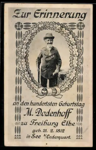 AK Freiburg, Erinnerung an den 100 Geburtstag M. Dodenhoff