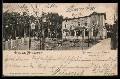 AK Birkenwerder, Restaurant Sanci Hubertus, Inh. R. Bolle