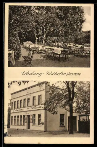 AK Wilhelmshaven, Gasthof Erholung, Inh. Carl Jacobi