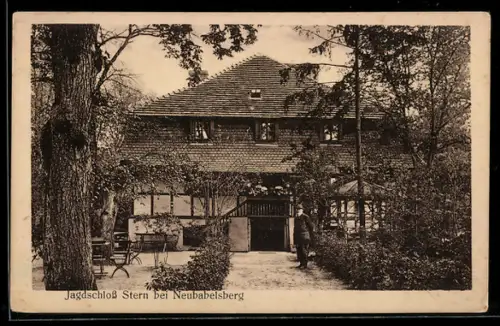AK Neubabelsberg, Gasthaus Jagdschloss Stern von Frau Carl Dietz
