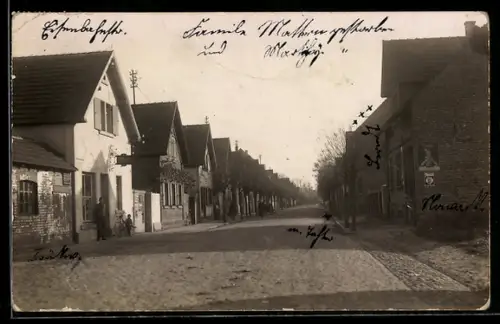 Foto-AK Böhl /Pfalz, Eisenbahnstrasse mit H. Schmidt 1930, Schild Persil