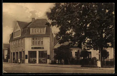 AK Bansin, Eilert Krüger mit Strassenpartie