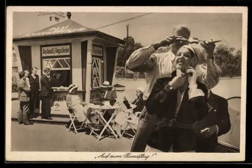 AK Flughafen Tempelhof, DLV-Rundflugbetrieb