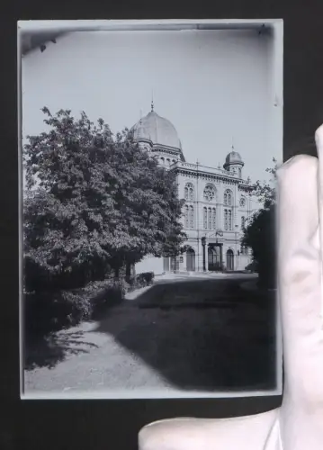Fotografie Ansicht Teplitz /Schönau, Blick zur Synagoge vom Weg aus 1906