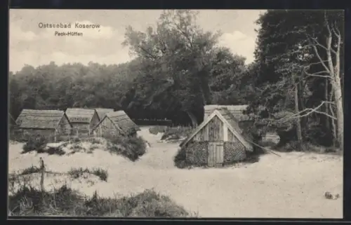 AK Koserow, Pack-Hütten