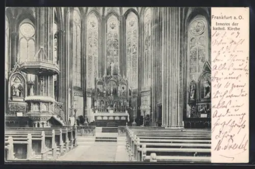 AK Frankfurt a. O., Inneres der katholischen Kirche