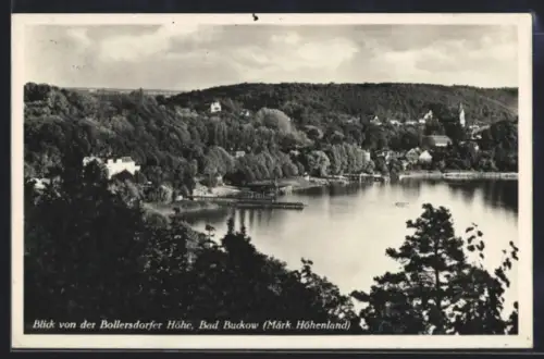 AK Bad Buckow /Märk. Höhenland, Blick von der Bollersdorfer Höhe