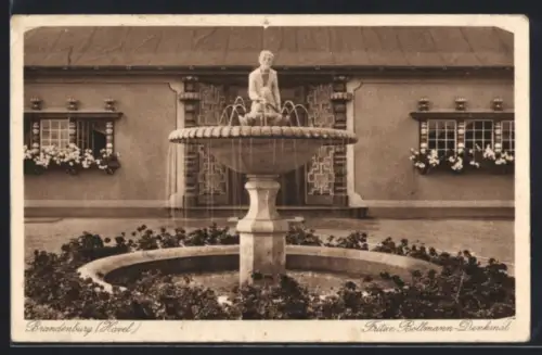 AK Brandenburg /Havel, Fritz-Bollmann-Denkmal