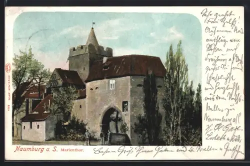 AK Naumburg a. S., Partie am Marienthor