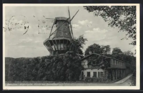 AK Potsdam, Historische Mühle bei Sanssouci