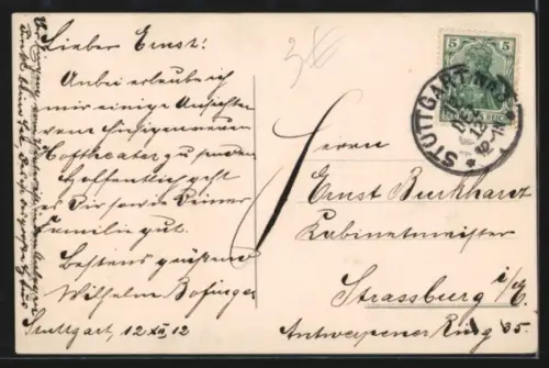 AK Stuttgart, Königliches Hoftheater