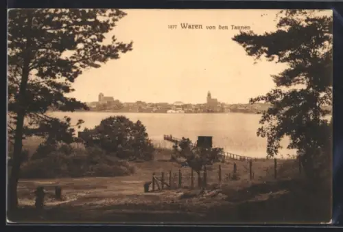 AK Waren, Blick von den Tannen