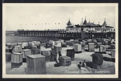 AK Ahlbeck, Blick zur Seebrücke