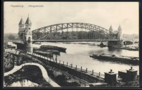 AK Magdeburg, Blick zur Königbrücke