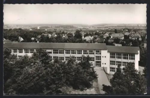 AK Kaiserslautern /Pfalz, Pädagogische Hochschule aus der Vogelschau