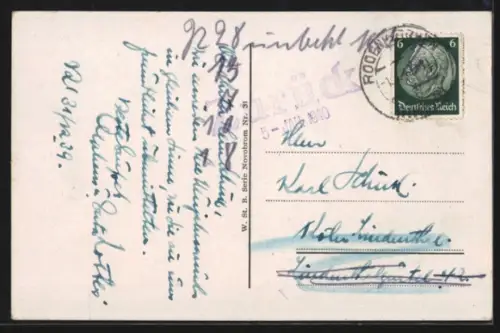 AK Köln a. Rhein, Frankenwerft, Dom, Gross St. Martin, Rheinbrücke