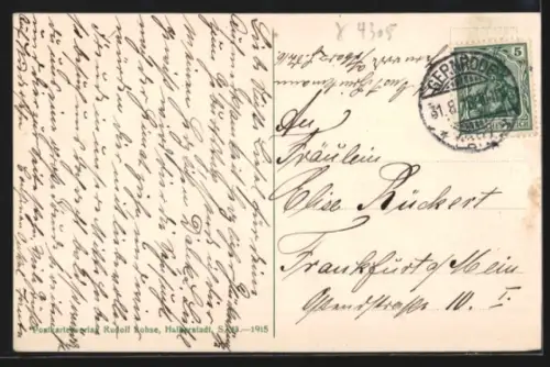 AK Gernrode a. Harz, Das neue Rathaus