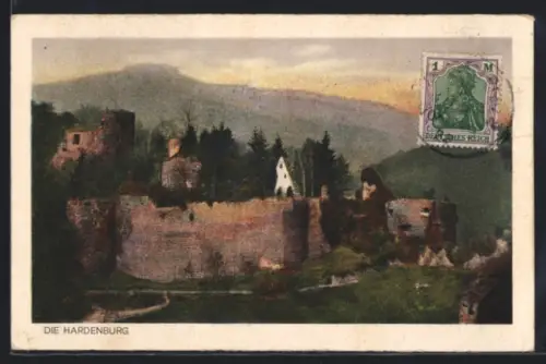 AK Hardenburg, Die Hardenburg, Ruine