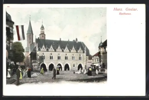 AK Goslar /Harz, Das Rathaus