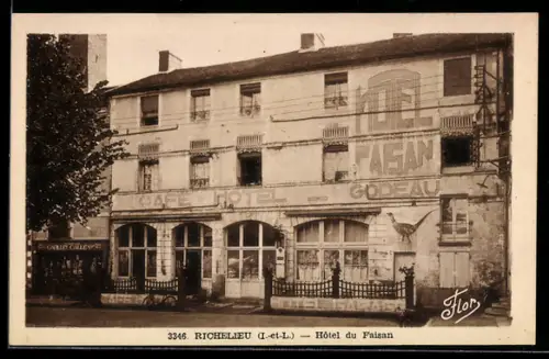 AK Richelieu /I.-et-L., Hôtel du Faisan