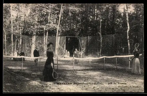 AK Bourbonne-les-Bains, Maynard, Jeu de Tennis