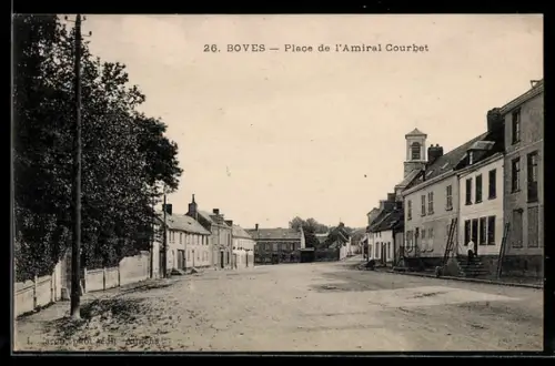 AK Boves, Place de l`Amiral Courbet