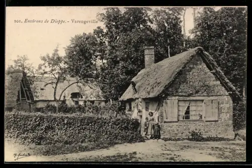 AK Varengeville-sur-Mer, Maison avec Jardin