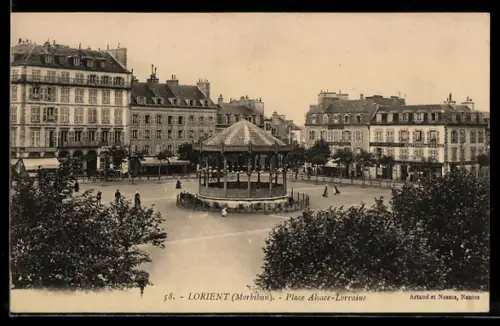 AK Lorient /Morbihan, Place Alsace-Lorraine