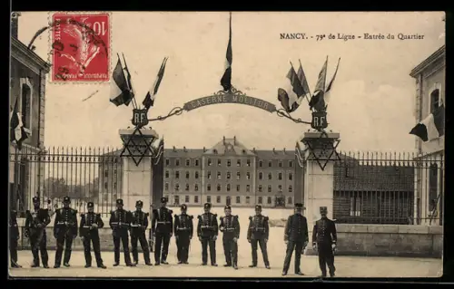 AK Nancy, Caserne Molitor, 79e de Ligne, Entrée du Quartier