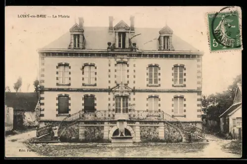 AK Loisy-en-Brie, La Mairie