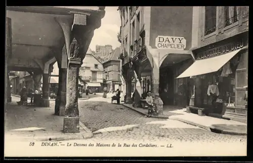 AK Dinan, le Dessous des Maisons de la Rue des Cordeliers