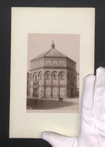 Fotografie Ansicht Firenze, Il Batistero, Restaurato Da Arndifo Di Cambio, Grossformat 16 x 25cm