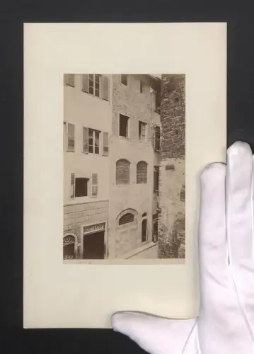 Fotografie Ansicht Firenze, Casa di Dante Alighieri, Berti E Ciofi