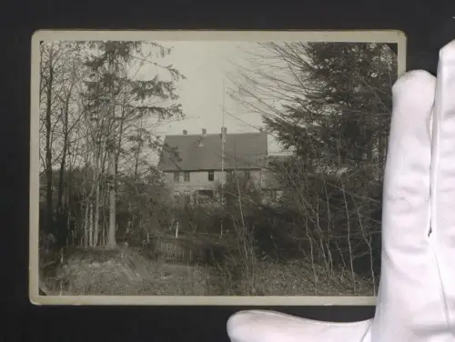 Fotografie Ansicht Gurdau, Durchblick zur Oberförsterei