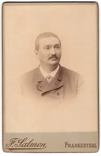 Fotografie F. Salmon, Frankenthal, Carl K. im Porträt