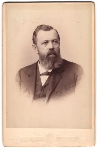 Fotografie Franz Hanfstaengl, München, Portrait von Philipp K., geb. 1837, gest. 1894