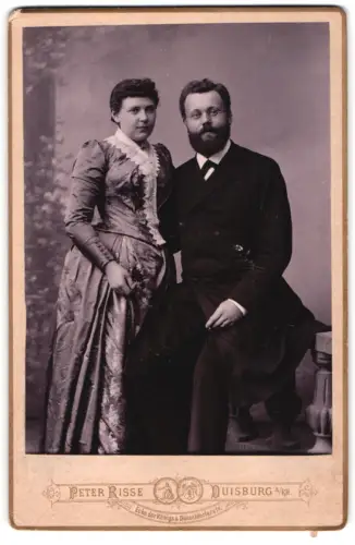 Fotografie Peter Risse, Duisburg a. Rh., Ehepaar Rudolf und Johanna Beutel, geb. Müller