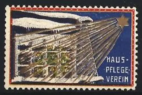 Reklamemarke Hauspflegeverein, Strahlender Stern