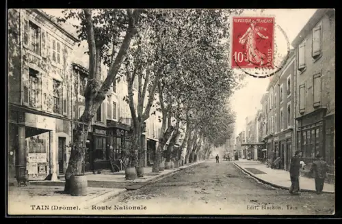 AK Tain /Drôme, Route Nationale