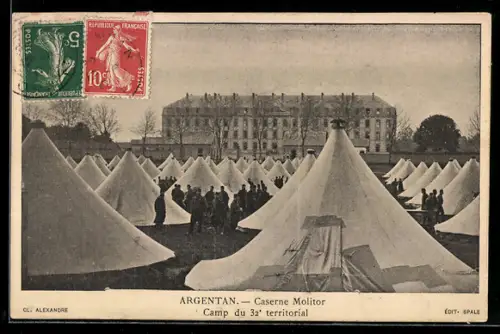 AK Argentan, Caserne Molitor, Camp du 32 territorial