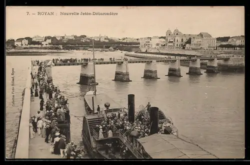 AK Royan, nouvelle jetée-débarcadère