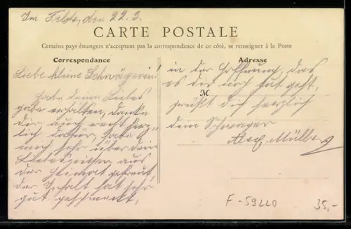 AK Denain, Rue de Bouchain